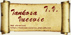 Tankosa Vučević vizit kartica